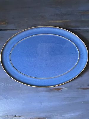 Buy Denby Imperial Blue XL Oval Serving Dish Plate Platter 14.5”x11” Discontinued • 22£