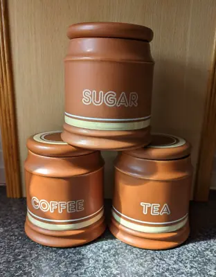 Buy Hornsea ~ Golden Jubilee ~ 1999 ~ Storage Jars Tea Coffee Sugar ~ Rare? • 22.99£