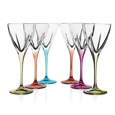 Buy Elegant And Modern Fusion Crystal Wine Glassware For Hosting Parties - 5.5 Oz • 81.65£