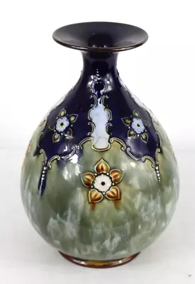 Buy Royal Doulton Vase - Floral Emblem - C.1920   9.5 Inches Tall  E. Violet Hayward • 89£