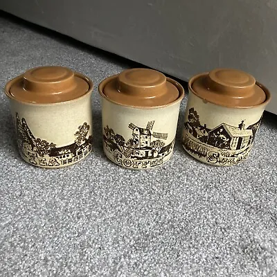 Buy Ashdale Pottery Tea Coffee Sugar Storage Jars Country Farmhouse Vintage England • 14.99£