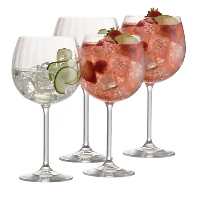 Buy Galway Crystal Erne Set Of 4 Gin Glasses Brand New In Gift Boxed Pairs Modern • 44.99£
