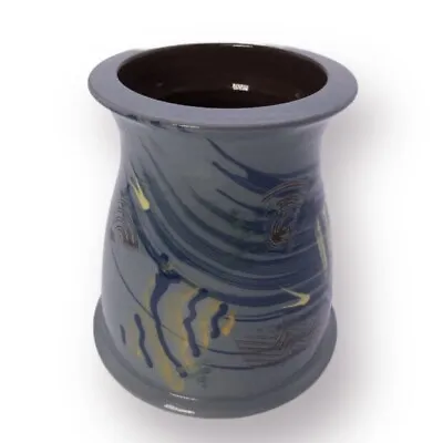 Buy Hand Built Studio Pottery Pot / Vase, Potters Mark To Base, Mid Century Vintage • 28.95£