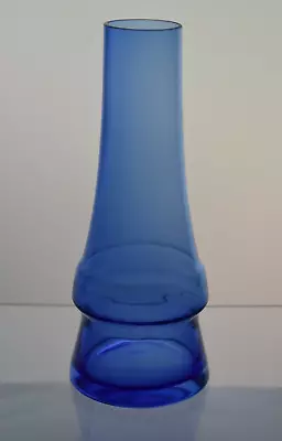 Buy Riihimaki Cased Glass Piippu (Chimney) Vase Cobalt Blue 1960s Finland • 17.99£