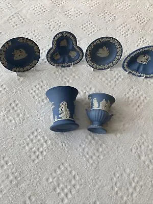 Buy Wedgewood Blue And White Jasperware Trinket Dishes And Vases You Are Buying 1 • 12£