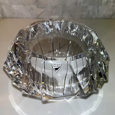 Buy Orrefors Swedish Crystal Sigma Multi Faceted Optic Bowl Large 7.5” • 74.60£