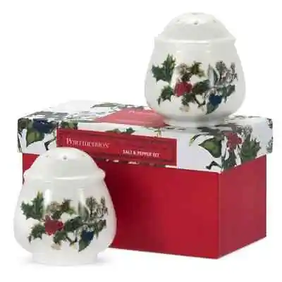 Buy PORTMEIRION THE HOLLY AND THE IVY Salt And Pepper Set Boxed New • 25£