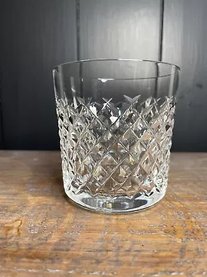 Buy Vintage Waterford Crystal Glass Alana Whisky Tumbler 8.5cm 260 ML Signed 300g • 10£