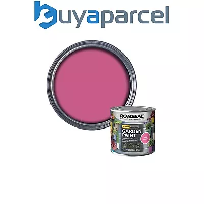 Buy Ronseal 37383 Garden Paint Pink Jasmine 250ml Exterior Outdoor Wood Shed Metal • 9.64£