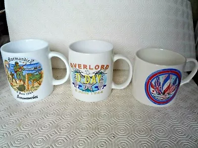 Buy  Poole Pottery 1944 - 1994 50th D Day Anniversary Plus 2 French D Day Mugs  • 15£