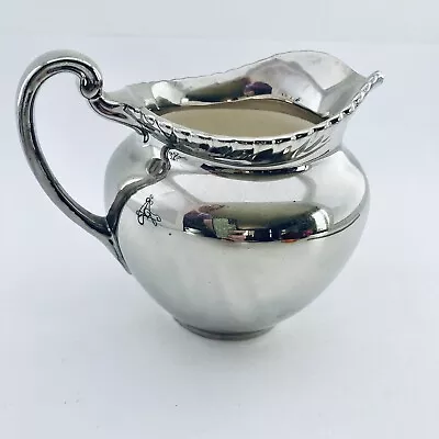 Buy Gray's Pottery Stoke-on-Trent England Hand-Painted Silver Small Pitcher Creamer • 15.20£