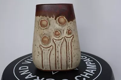 Buy 1 X Small Unusual Vase - Shelf Pottery (Halifax) Brutalist Vintage Graham Alcock • 17.99£