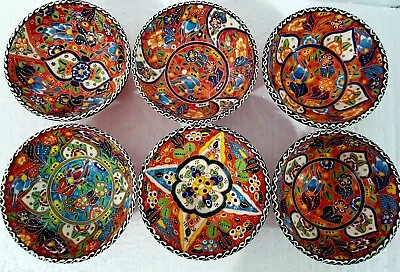 Buy Turkish/Anatolian Handmade Ceramic Bowl With Beautiful Hand Painting Pottery • 9.99£