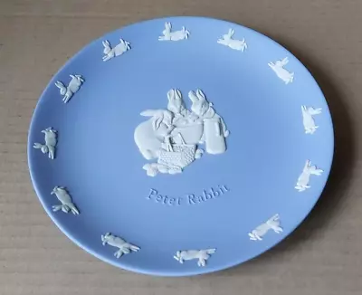 Buy Wedgwood Blue Jasperware Peter Rabbit Plate • 40£