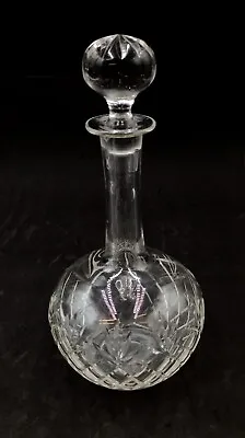 Buy Vintage Cut Glass Crystal Decanter Unmarked 28.8 Cm (11.3 ) • 15£