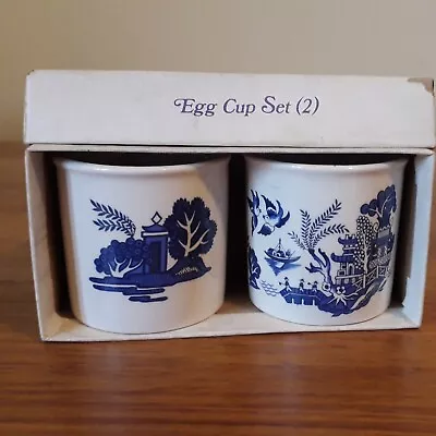 Buy Palissy Royal Worcester Spode Ringtons Tea Egg Cups X 2 In Original Box Good  • 9£