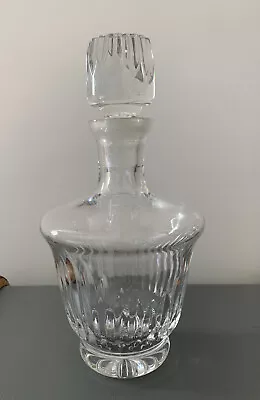 Buy Vintage Cut Glass Decanter With Stopper Whisky Brandy Liqueur Apothecary Bottle • 15.99£