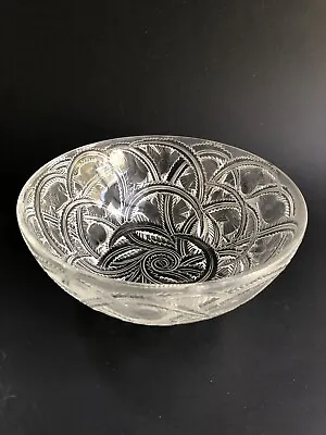 Buy LALIQUE Crystal PINSONS FINCH And Vines Bowl Centerpiece Birds 9” Excellent • 189.67£
