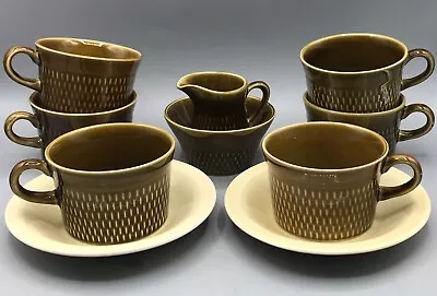 Buy Ten Pieces Of Vintage Norwegian Stavangerflint Kongstein Teaware • 50£