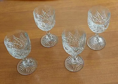 Buy Baccarat Colbert 6 3/4  Water Goblets Set Of 4 France Clear Cut Crystal • 154.27£