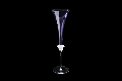 Buy Versace Rosenthal Crystal Medusa Lumiere Tall Amethyst Champagne Glass Flute New • 179.99£