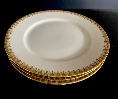Buy William Guerin Limoges ~ Dinner  Plates ~ 10  ~ Lot Of 3 • 28.49£