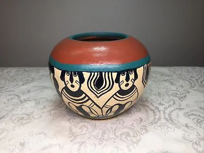 Buy Vintage Tribal Philippino Clay Art Pottery Vase • 28.81£