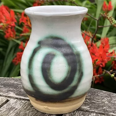 Buy Vintage MOFFAT Studio Pottery Vase, W/ Spiral Design By Gerard T Lyons •Scotland • 17.95£