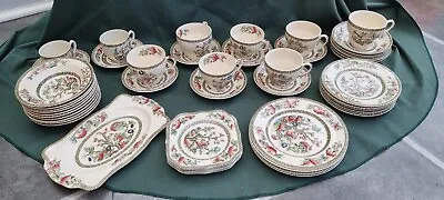Buy Tea, Coffee, Diner Tableware, Plates, Tea Cups,saucer. Johnson Bros Indian Tree • 75£
