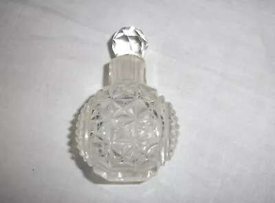 Buy Small Antique Cut Glass Perfume Bottle • 18£