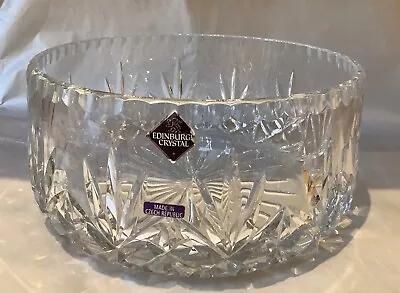 Buy Genuine Vintage Edinburgh Crystal Heavy Trifle/Fruit Bowl 8inch/20cmdiameter • 29.99£