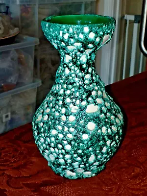 Buy Vintage Unmarked Retro Fat Lava ~ Vase ~  Mid Century 20cm Tall • 9.99£