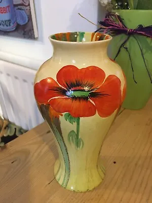 Buy Fabulous Clarice Cliff Mei Ping Vase In Delecia Poppy • 1,000£