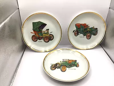 Buy Good Condition Set 3 Sheriden Staffordshire Sideplates-Vintage Cars. • 5.99£