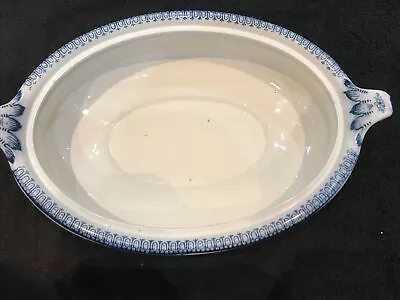 Buy Cetem Ware LESBURY Blue And White Oval Dish • 12£