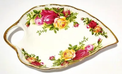 Buy Royal Albert Old Country Roses Leaf Shape Dish • 12.99£