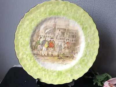 Buy J.FRYER&SON Large Dinner Plate Bone China MrPICKWICH Embossed Green Border PLATE • 6.50£