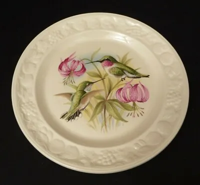 Buy Royal Worcester Palissy Crown Ware American Bird Series Hummingbird Plate White • 8£