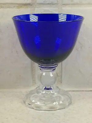 Buy FOSTORIA GLASS #4024 VICTORIAN Regal Blue Liquor Cocktail 3 5/8  EXCELLENT Shape • 18.96£