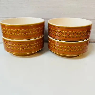 Buy Vintage Hornsea Pottery Saffron Soup Bowls X 4. 1970s • 20£