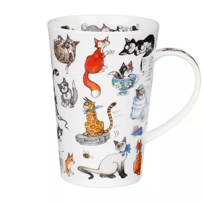 Buy Dunoon Catastrophe Cats 0,44l Cup Teacups Coffee Mug Shetland • 25.15£
