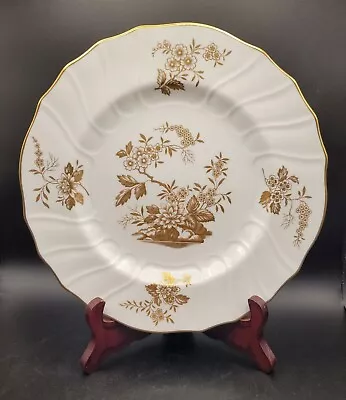Buy Spode Copeland China Louvain Plate 9  Gold Flowers Leaves Y6595 England • 8.51£