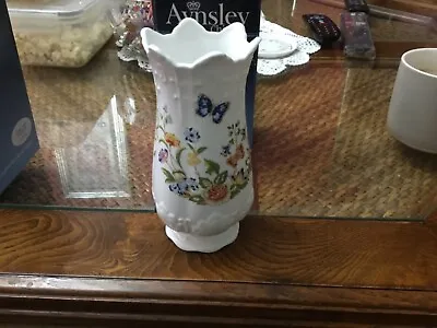 Buy Aynsley China Cottage Garden Vase 6” Tall Original Box. • 5£
