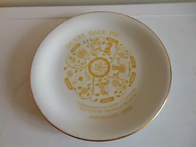 Buy Denby Dale Pie Commemorative English Ironstone Plate 9'' Diameter Vintage 1972 • 3.75£