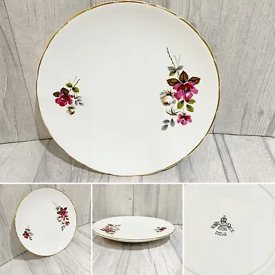 Buy Delphine Bone China Vintage Cake/Sandwich Plate In Pink Cottage Rose Pattern  • 6.99£