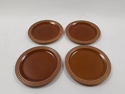 Buy 4 X Vintage Hornsea Saffron Dinner Plates Pottery - Large 22cm - Made In England • 1.99£