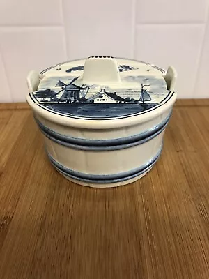 Buy Delft Blue Butter Bucket/Dish A++ 1940s • 4.99£