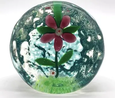 Buy Flower Art Glass Paperweight • 50£