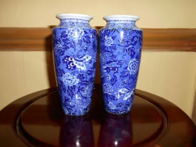 Buy Shelley Pair Vases Blue Dragon • 133£