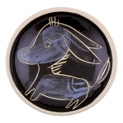 Buy Early BRIGLIN Pottery Sgraffito Abstract Decoration Dish DONKEY 1950's • 25£